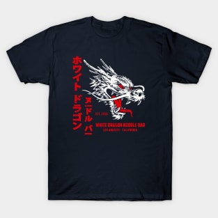 White Dragon Noodle Bar (aged look) T-Shirt